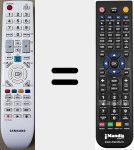 Replacement remote control for TM950 (BN59-00941A)