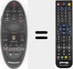 Replacement remote control for TM1460 (BN59-01182B)
