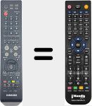 Replacement remote control for TM87B (BN5900517A)