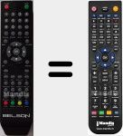 Replacement remote control for BSV001