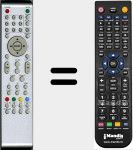 Replacement remote control for RC49TVTXT