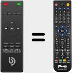 Replacement remote control for Njord I