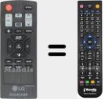 Replacement remote control for COV30748146
