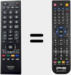 Replacement remote control for CT-90437 (75036740)