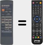 Replacement remote control for CU-XR005