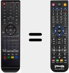 Replacement remote control for RC57DTVDVDUSB