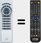 Replacement remote control for Cisco004