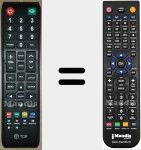Replacement remote control for IP-LE32 ((Version 8))