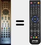 Replacement remote control for RCT-CE206