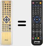 Replacement remote control for DVR554HD