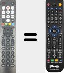 Replacement remote control for ERF2AC36H