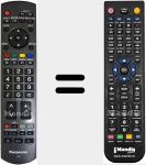 Replacement remote control for EUR7737Z50