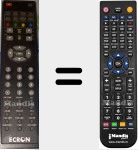 Replacement remote control for DVB19TDTNG