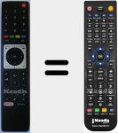 Replacement remote control for TS3-R6 NETFLIX (759551851400)