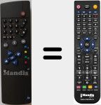 Replacement remote control for TP 720