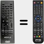 Replacement remote control for AUD004