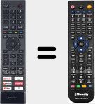 Replacement remote control for ERF3L80H (HT313334)