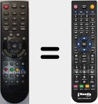 Replacement remote control for HOH001