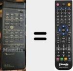 Replacement remote control for Amplifier2 (IA-2RC)