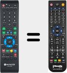 Replacement remote control for ICube2600