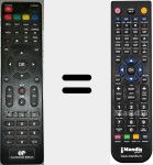 Replacement remote control for 24NE5000