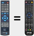Replacement remote control for IR 6700 HDMI