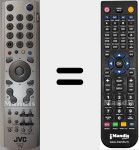 Replacement remote control for RMC1897S (VE30044649)