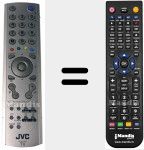 Replacement remote control for RM-C1899S (VE30058772)