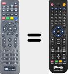 Replacement remote control for K40DLJ12F