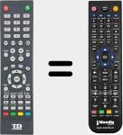 Replacement remote control for K48DLS6F