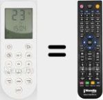 Replacement remote control for KPT-2000B 5209L