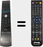 Replacement remote control for DP-470