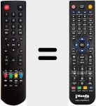 Replacement remote control for LD32CGB18