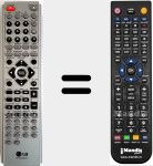 Replacement remote control for 6710CDAK07A