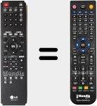 Replacement remote control for AKB36087412