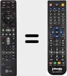 Replacement remote control for AKB37026819