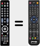 Replacement remote control for MKJ61841702