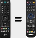 Replacement remote control for AKB33871410