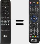 Replacement remote control for AKB36160901