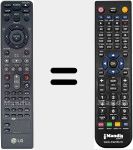 Replacement remote control for AKB37026813