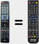 Replacement remote control for AKB72914208
