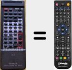 Replacement remote control for RA007