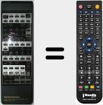 Replacement remote control for RC711AV (80080200)