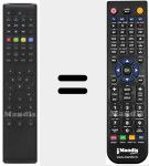 Replacement remote control for MD30683