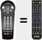 Replacement remote control for REMCON875