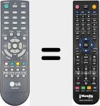 Replacement remote control for MKJ32816601