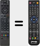 Replacement remote control for MKJ40653802-Bis