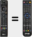Replacement remote control for MKJ40653802