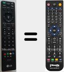 Replacement remote control for MKJ42519636