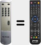 Replacement remote control for MXHT510 (ver. 1)
